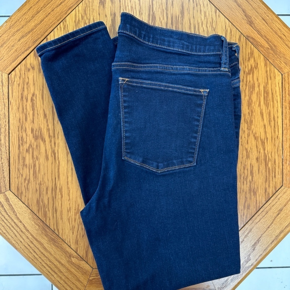 *J. CREW* Dark Wash Skinny Jeans Size 32 x 28